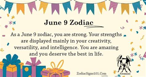 9 juni horoscoop|June 9 Zodiac is Gemini, Birthdays and Horoscope